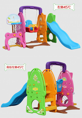 【新款儿童滑梯秋千多功能组合 五合一组合 小型家用型首选产品】价格,厂家,图片,滑梯设备,永嘉县盛大游乐设备-